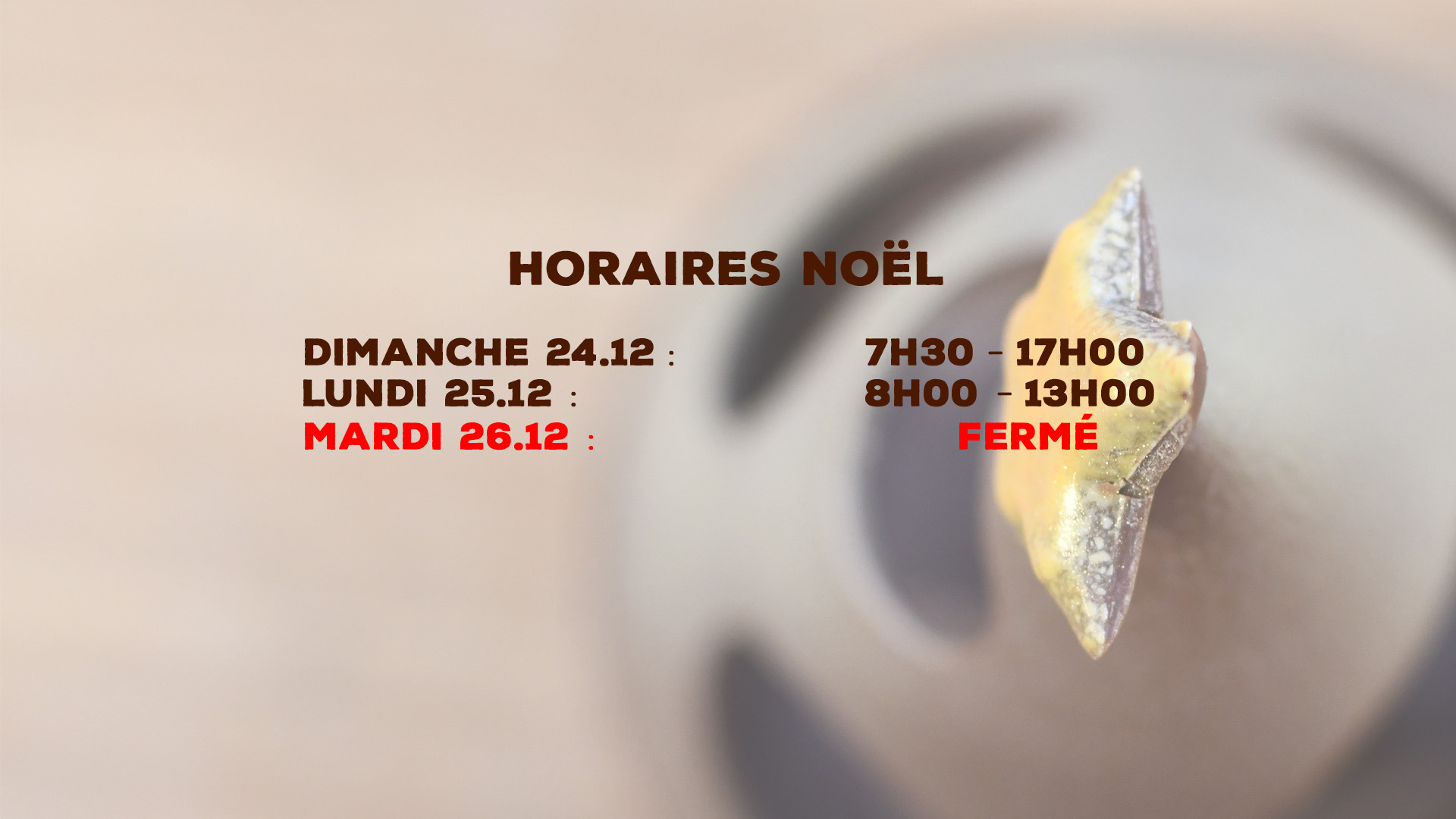 Image Horaires Noël 2023